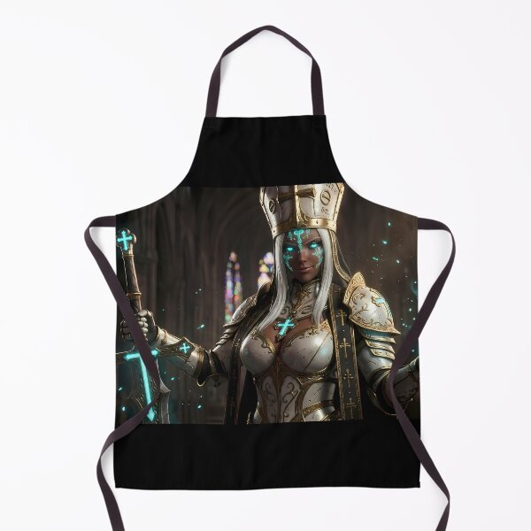 Item preview, White Priestess of the Blue Light designed and sold by GalleryBrisArt.
