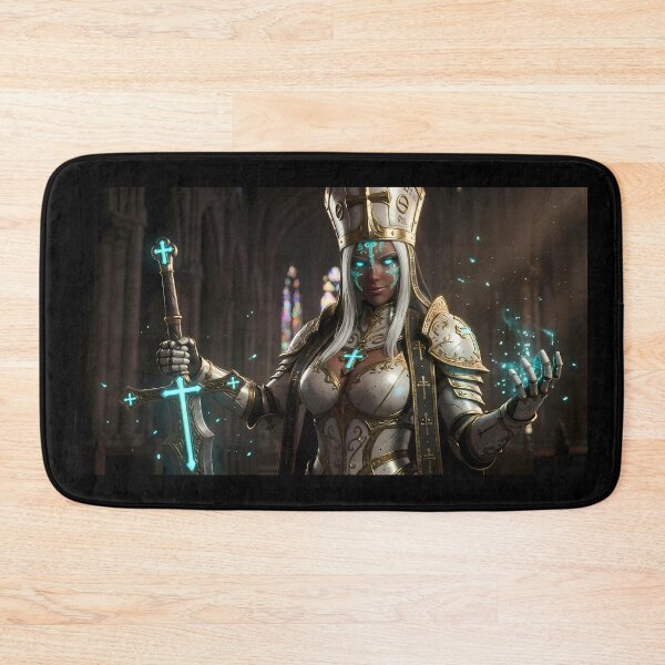 Item preview, White Priestess of the Blue Light designed and sold by GalleryBrisArt.