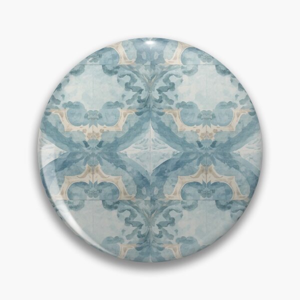 Item preview, Boho Moroccan Blue Tile Pattern | Vintage Mediterranean Ceramic Design designed and sold by poppet103.