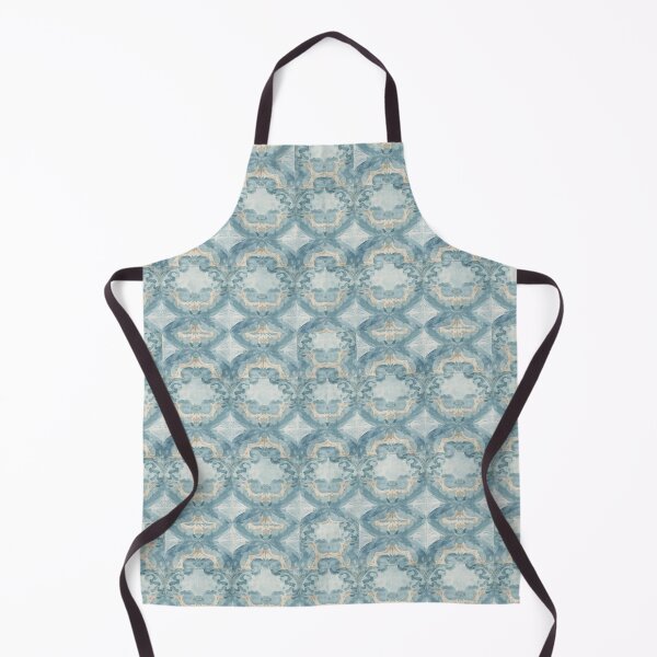 Item preview, Boho Moroccan Blue Tile Pattern | Vintage Mediterranean Ceramic Design designed and sold by poppet103.