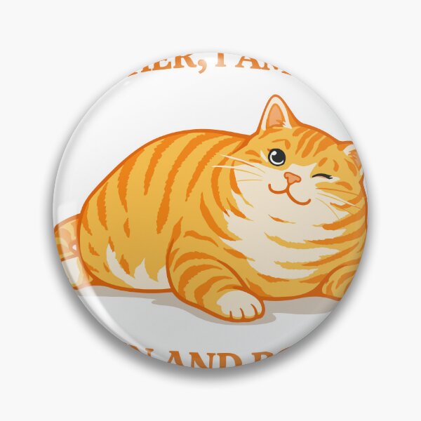 Item preview, Skin and Bones Fat Orange Cat Poster designed and sold by Matinez Pink.
