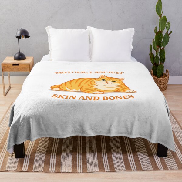 Item preview, Skin and Bones Fat Orange Cat Poster designed and sold by Matinez Pink.