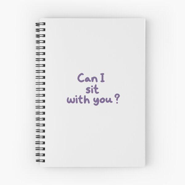 Item preview, Can I Sit With You? Minimalist Quote Text designed and sold by Deep Descent.