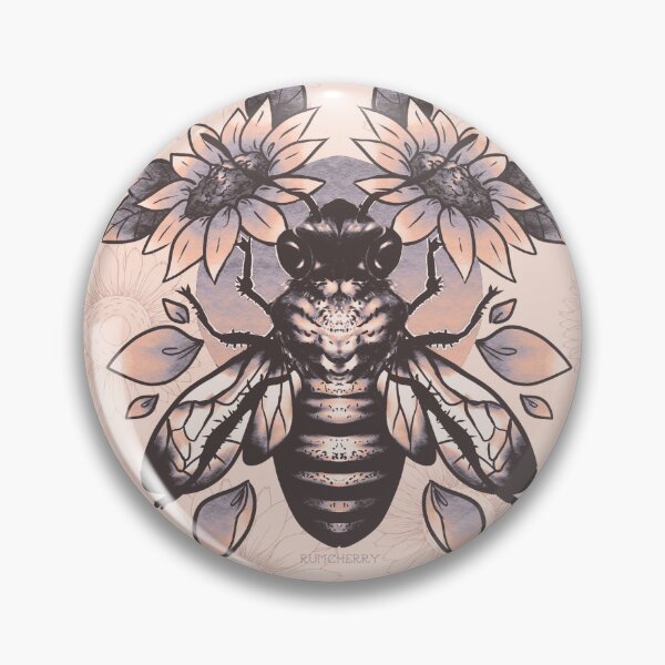 Item preview, honeybee (pastel) designed and sold by Rumcherry Art.