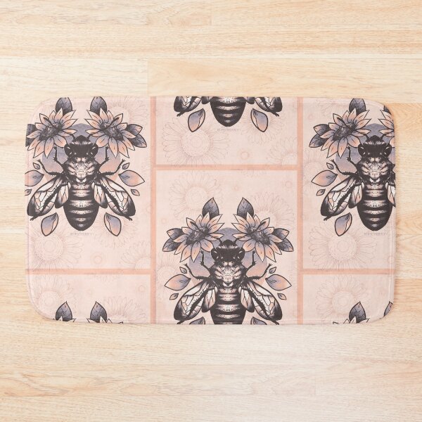 Item preview, honeybee (pastel) designed and sold by Rumcherry Art.