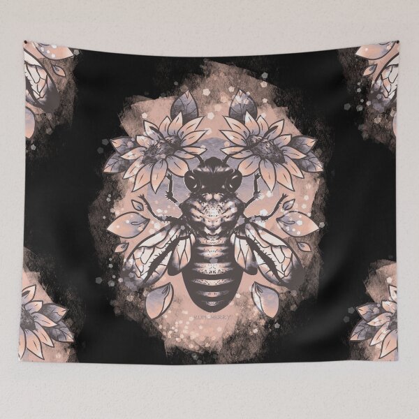 Item preview, honeybee (pastel) designed and sold by Rumcherry Art.