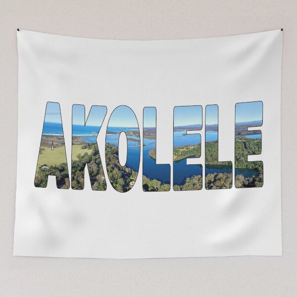 Item preview, AKOLELE- Wallaga Lake near Bermagui on the Sapphire Coast Sunny Day designed and sold by Adam Gormley.