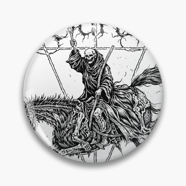 Item preview, Spectral Horseman of Death Poster designed and sold by Matinez Pink.