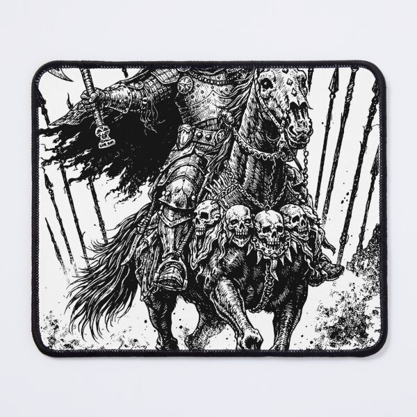 Item preview, Skull-faced Cavalry Raider Poster designed and sold by Matinez Pink.