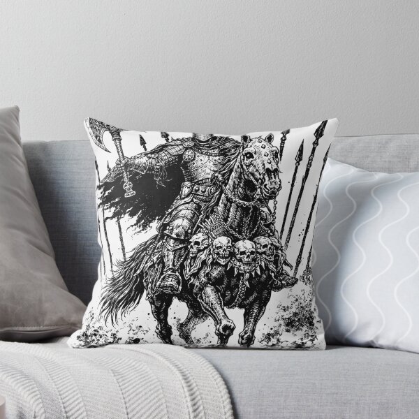 Item preview, Skull-faced Cavalry Raider Poster designed and sold by Matinez Pink.