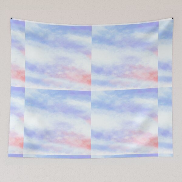 Item preview, Soft Dreamy Cotton Candy Sky | Pastel Blue, Lilac & Pink Clouds Aesthetic | No AI | Groteskin designed and sold by Groteskin.