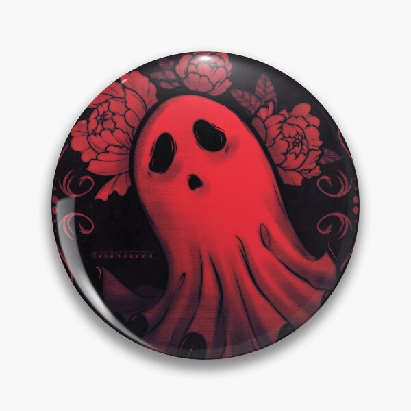 Item preview, tiny ghostie (crimson) designed and sold by Rumcherry Art.
