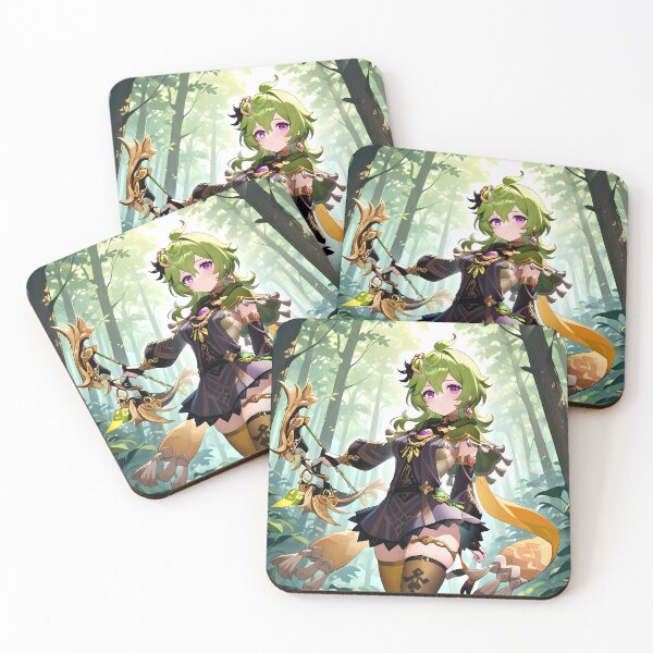 Item preview, Collei Genshin Impact Forest Archer Stance designed and sold by SuperTeamCanada.