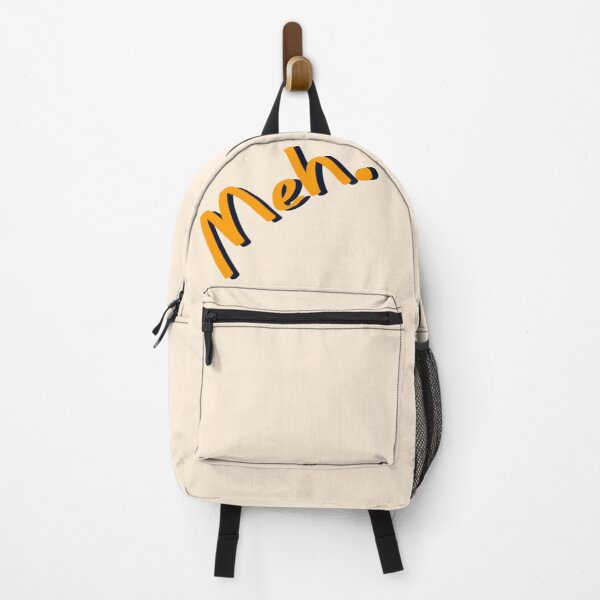 Item preview, Meh. Sarcastic Minimalist Aesthetic Meme Slang Quote designed and sold by Deep Descent.
