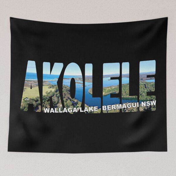 Item preview, AKOLELE Wallaga Lake Bermagui NSW - Sapphire Coast Sunny Day designed and sold by Adam Gormley.