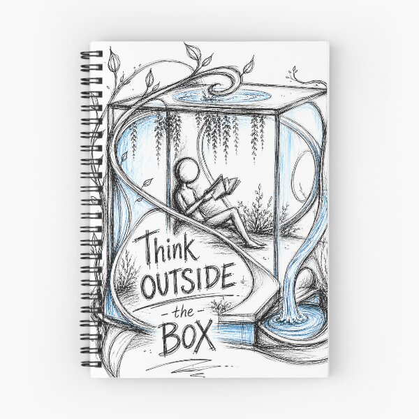 Item preview, Think outside the box designed and sold by DianaAkkila.