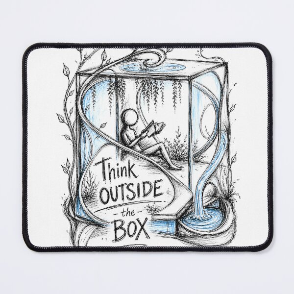 Item preview, Think outside the box designed and sold by DianaAkkila.