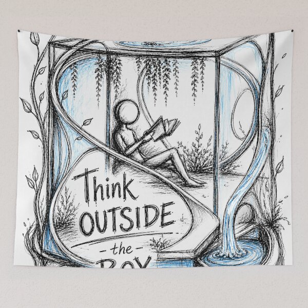 Item preview, Think outside the box designed and sold by DianaAkkila.