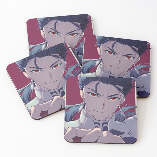 Item preview, Lancer Fate Stay Night Crimson Closeup Stare designed and sold by SuperTeamCanada.