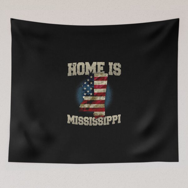 Item preview, Home is Mississippi USA US map gift unique fans Proud Strong Support designed and sold by djpraxis.