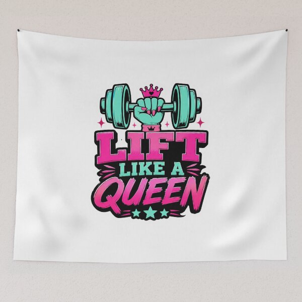 Item preview, Lift Like A Queen Gym Fitness Girl Power designed and sold by Digistore1221.