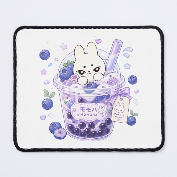 Item preview, Kawaii Blueberry Bunny Bubble Tea designed and sold by kokoriiland.