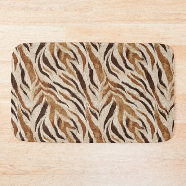 Item preview, Realistic Brown Tiger Faux Fur Pattern designed and sold by arteresting-art.