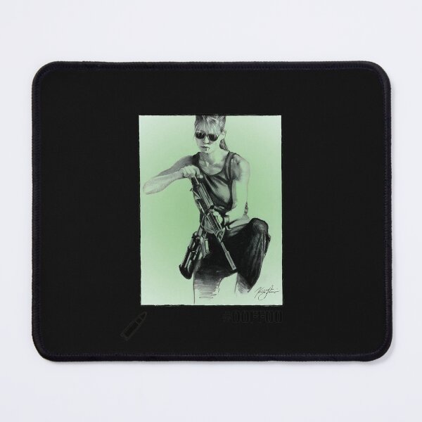 Item preview, Action Heroine Armed Sketch Portrait designed and sold by DanasGayagor.