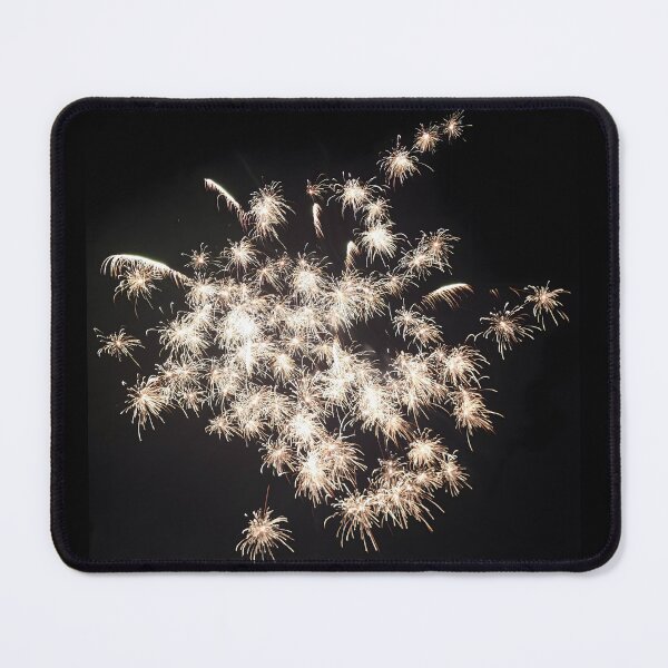 Item preview, Sparkling Fireworks on Night Sky Photograph designed and sold by Deep Descent.