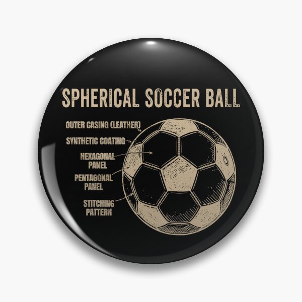 Item preview, Vintage Spherical Soccer Ball Blueprint.  designed and sold by EunsooLee.