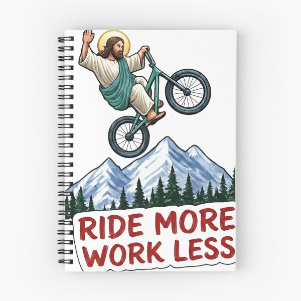 Item preview, Funny Jesus Cyclist designed and sold by yunamaliskova.