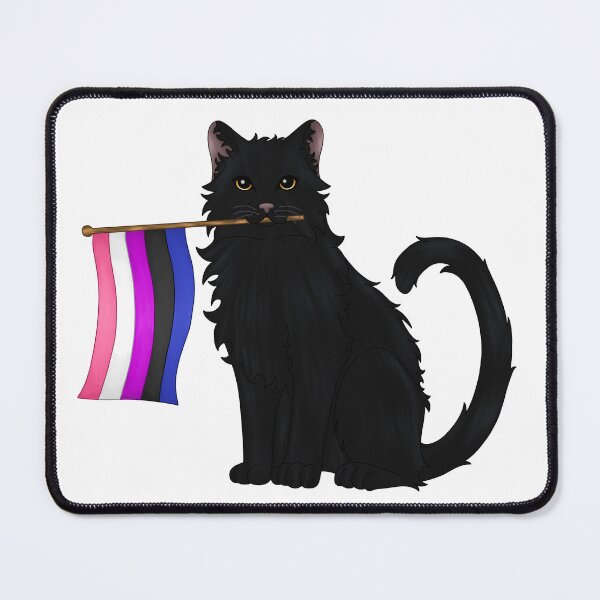 Item preview, Genderfluid Cat designed and sold by 333_venus_333.