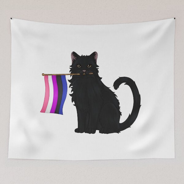 Item preview, Genderfluid Cat designed and sold by 333_venus_333.