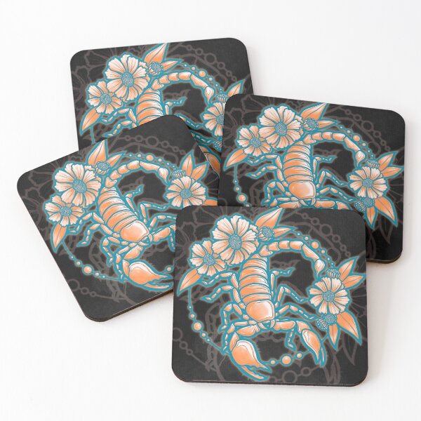 Item preview, scorpion & desert sunflowers (tropical) designed and sold by Rumcherry Art.