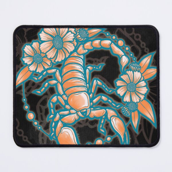Item preview, scorpion & desert sunflowers (tropical) designed and sold by Rumcherry Art.