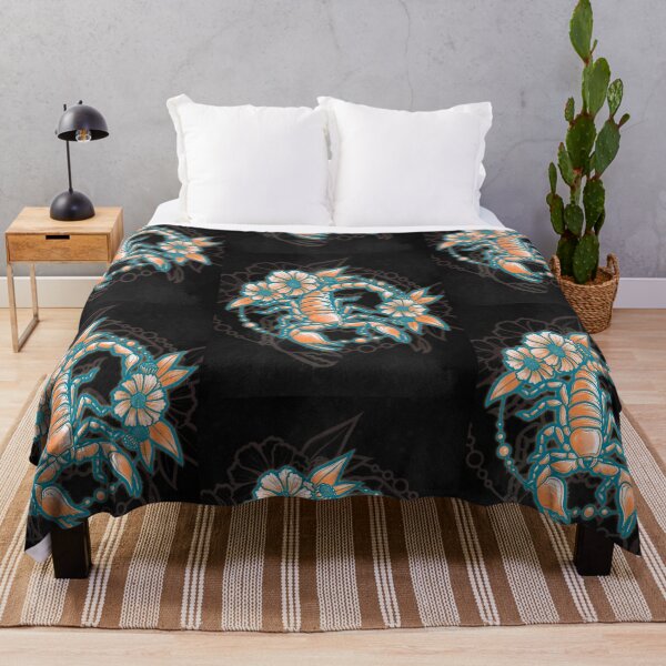 Item preview, scorpion & desert sunflowers (tropical) designed and sold by Rumcherry Art.