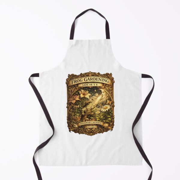 Item preview, Frog Gardening Society Vintage Botanical Frog Garden Badge Sticker designed and sold by MrDev.