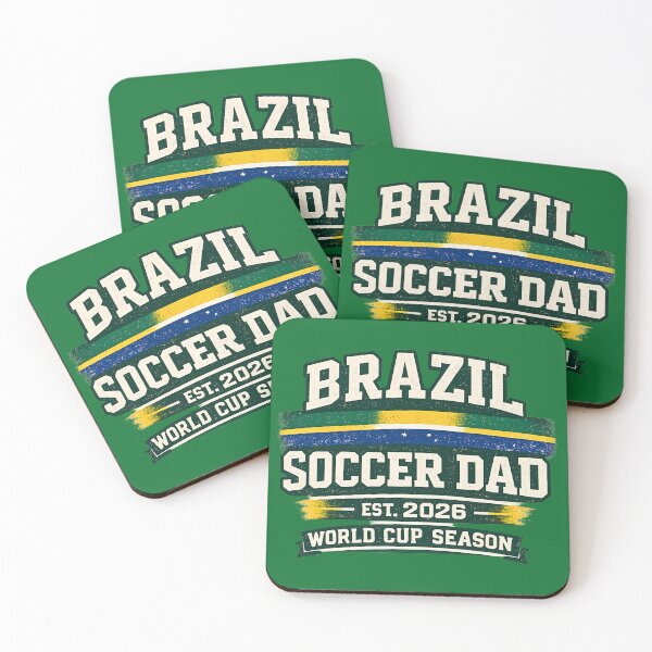 Item preview, Brazil Soccer Dad 2026 | Football Dad World Cup Fan Design, World Cup Fan Shirt, Soccer Dad Gift For Father, Match Day Brazil Fan Tee, Football Dad Shirt designed and sold by VectorJoy.