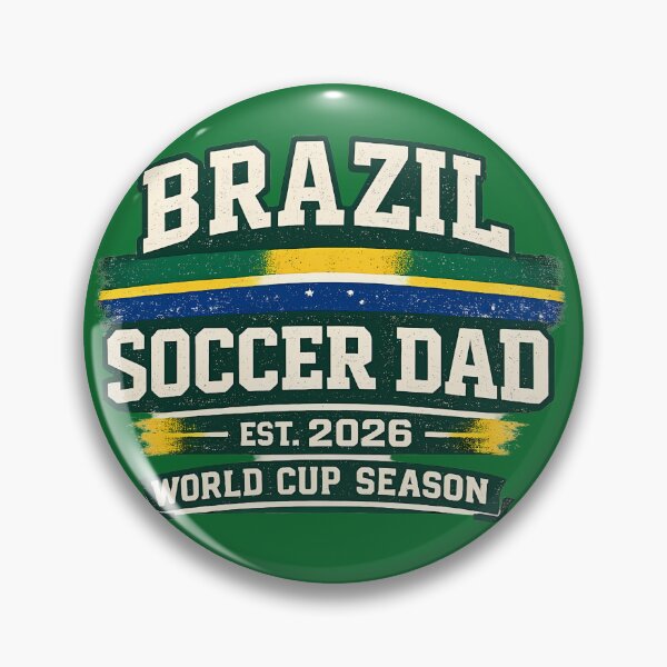Item preview, Brazil Soccer Dad 2026 | Football Dad World Cup Fan Design, World Cup Fan Shirt, Soccer Dad Gift For Father, Match Day Brazil Fan Tee, Football Dad Shirt designed and sold by VectorJoy.