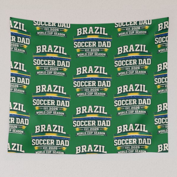 Item preview, Brazil Soccer Dad 2026 | Football Dad World Cup Fan Design, World Cup Fan Shirt, Soccer Dad Gift For Father, Match Day Brazil Fan Tee, Football Dad Shirt designed and sold by VectorJoy.