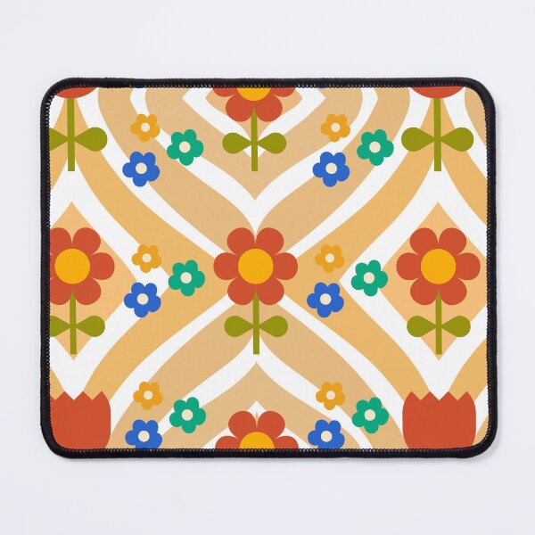 Item preview, 70's Groovy Flower with wavy Pattern designed and sold by shazdesign24.
