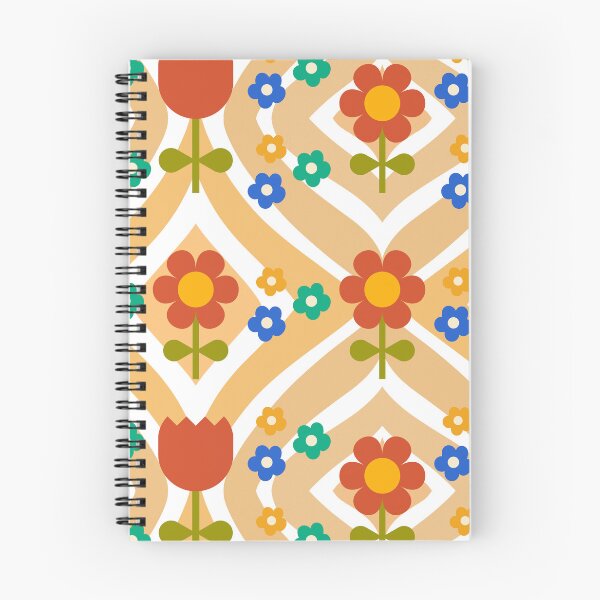 Item preview, 70's Groovy Flower with wavy Pattern designed and sold by shazdesign24.