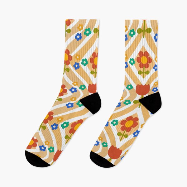Item preview, 70's Groovy Flower with wavy Pattern designed and sold by shazdesign24.