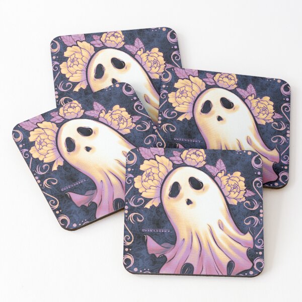 Item preview, tiny ghostie (lavender) designed and sold by Rumcherry Art.