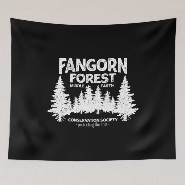Item preview, Fangorn Forest Conservation Society Hobbit Fellowship Quote designed and sold by lesqiana.