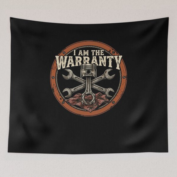 Item preview, Mechanic's Personal Guarantee Engine Repair Tech designed and sold by snowry.