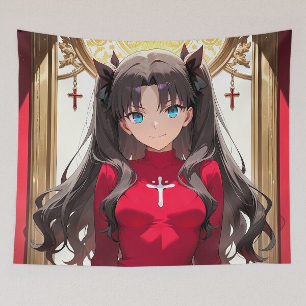 Item preview, Rin Tohsaka Fate Stay Night Scarlet Shrine Elegance designed and sold by SuperTeamCanada.