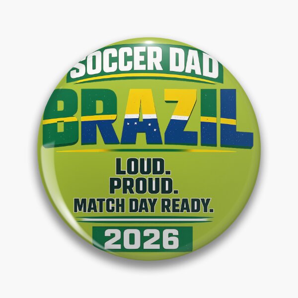 Item preview, Brazil Soccer Dad 2026 | Football Dad World Cup Fan Design, Loud,Proud, Match Day Ready, Soccer Dad Gift For Father, Match Day Brazil Fan Tee, Football Dad Shirt designed and sold by VectorJoy.