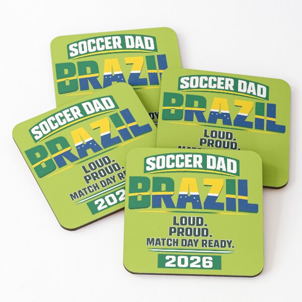 Item preview, Brazil Soccer Dad 2026 | Football Dad World Cup Fan Design, Loud,Proud, Match Day Ready, Soccer Dad Gift For Father, Match Day Brazil Fan Tee, Football Dad Shirt designed and sold by VectorJoy.