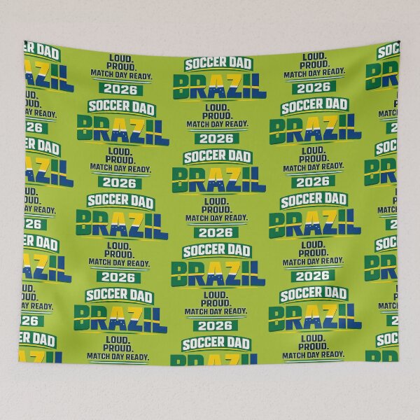Item preview, Brazil Soccer Dad 2026 | Football Dad World Cup Fan Design, Loud,Proud, Match Day Ready, Soccer Dad Gift For Father, Match Day Brazil Fan Tee, Football Dad Shirt designed and sold by VectorJoy.